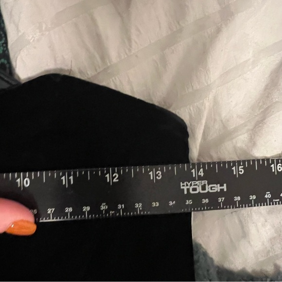 Patra Vintage Black velvet strapless lined gown 10 Fairygrunge Gothic Whimsigoth - Picture 10 of 16